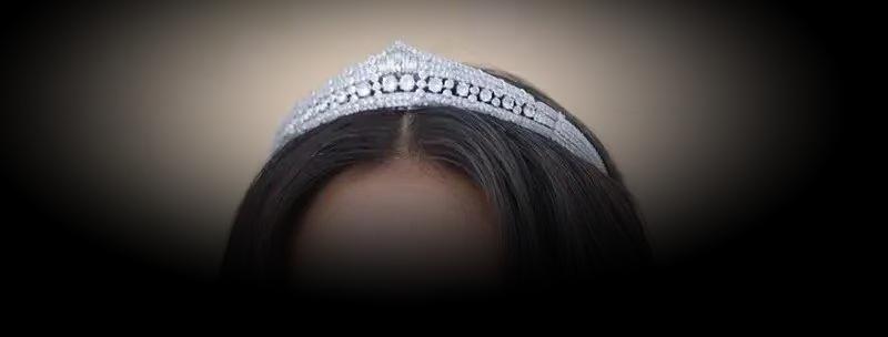 Luxurious Handmade Vintage style Wedding Crown - Wendy
