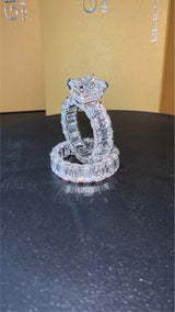 Viral Custom 35.2Ct Wedding Ring  VVS1 Grade GRA/ IGI